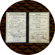 Dachdecker Gesellenbrief Otto Diezel 1925