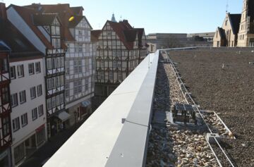 Flachdach Aussicht Stadtkern